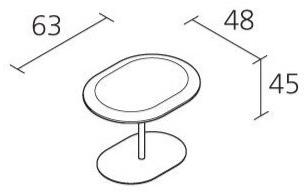 Alias Круглый журнальный столик Okome sun-id-1465045 - Вид №1