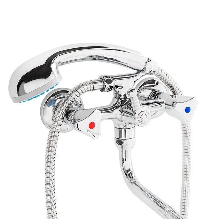 BE270BW6K+W21 MI Milardo Bering Смеситель для ванны с длинным изливом Bering Россия - Вид №9