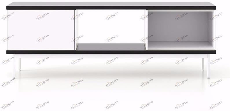 Punt Буфет из лакированной древесины с распашными дверцами Slats Slt012 