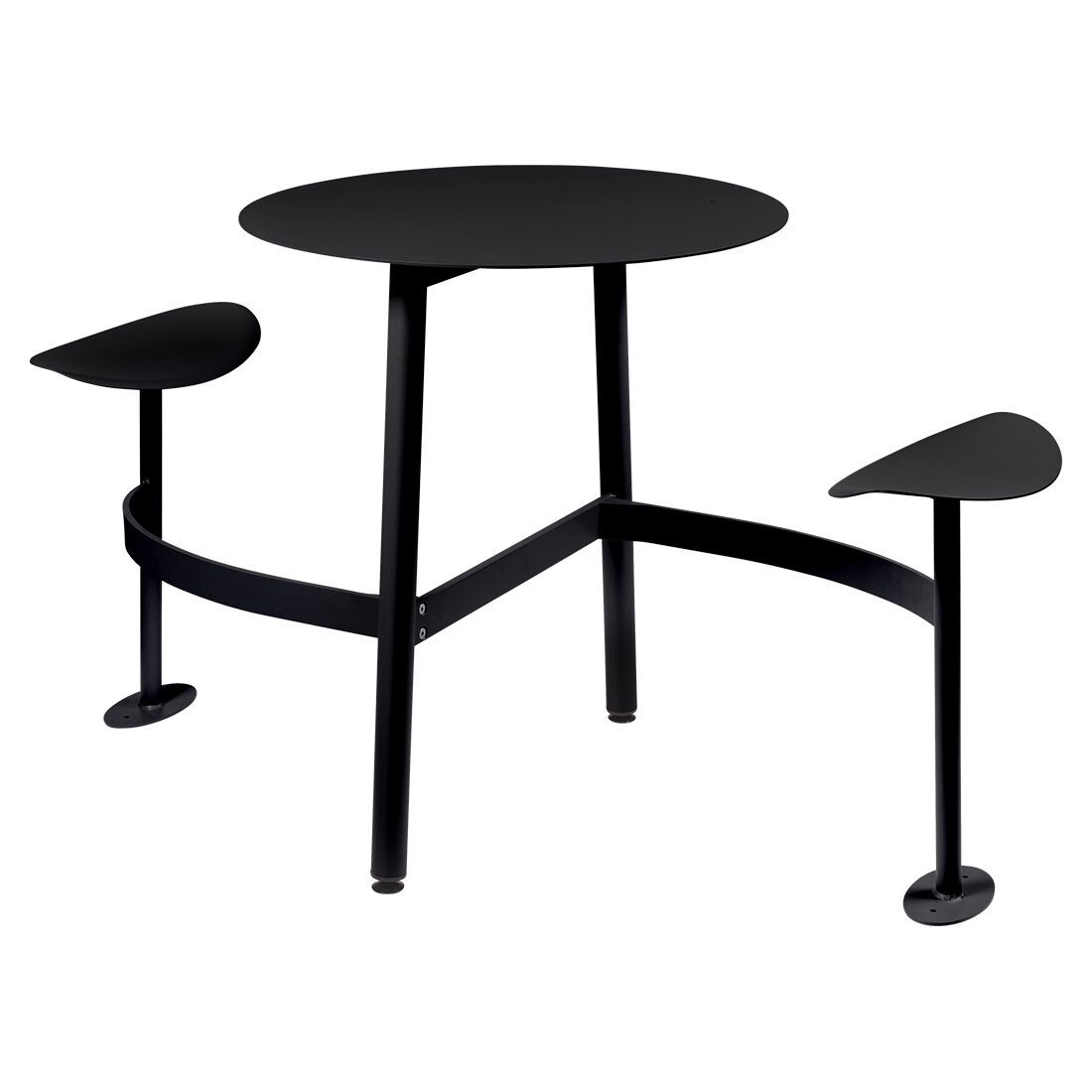 2-местный круглый модульный стол со встроенными сиденьями Fermob Bolder ARCH-00027979 - Вид №15