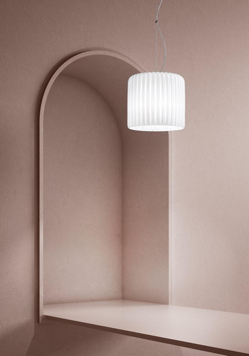 Sylcom Подвесной светильник из стекла Mask 0122/0123 - Вид №2