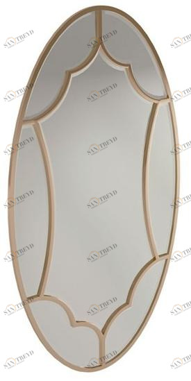 Carpanese Home Овальное зеркало в раме Contemporary 7129