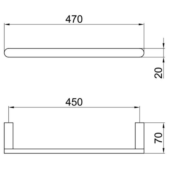 LV500501015 Держатель для полотенец Webert Living - Вид №1