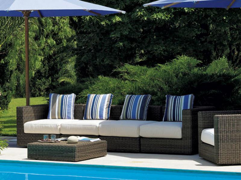 Ethimo Модульный угловой садовый диван Cube sun-id-1485721 - Вид №2