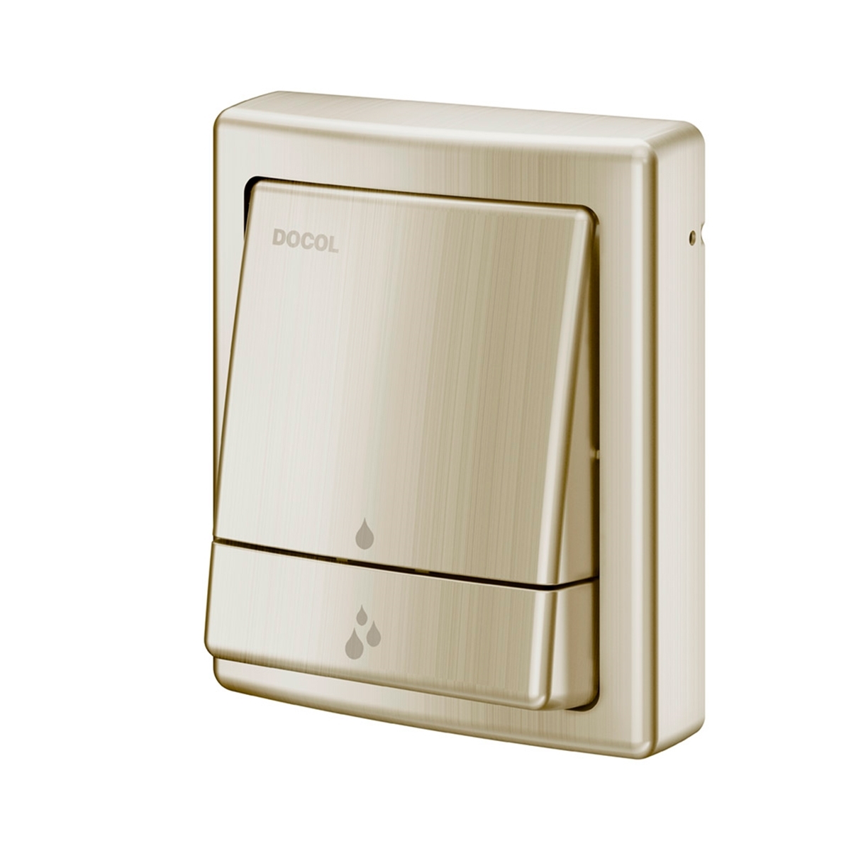 00449544 Отделка смывного клапана Salvágua матовым графитом Docol SQUARE