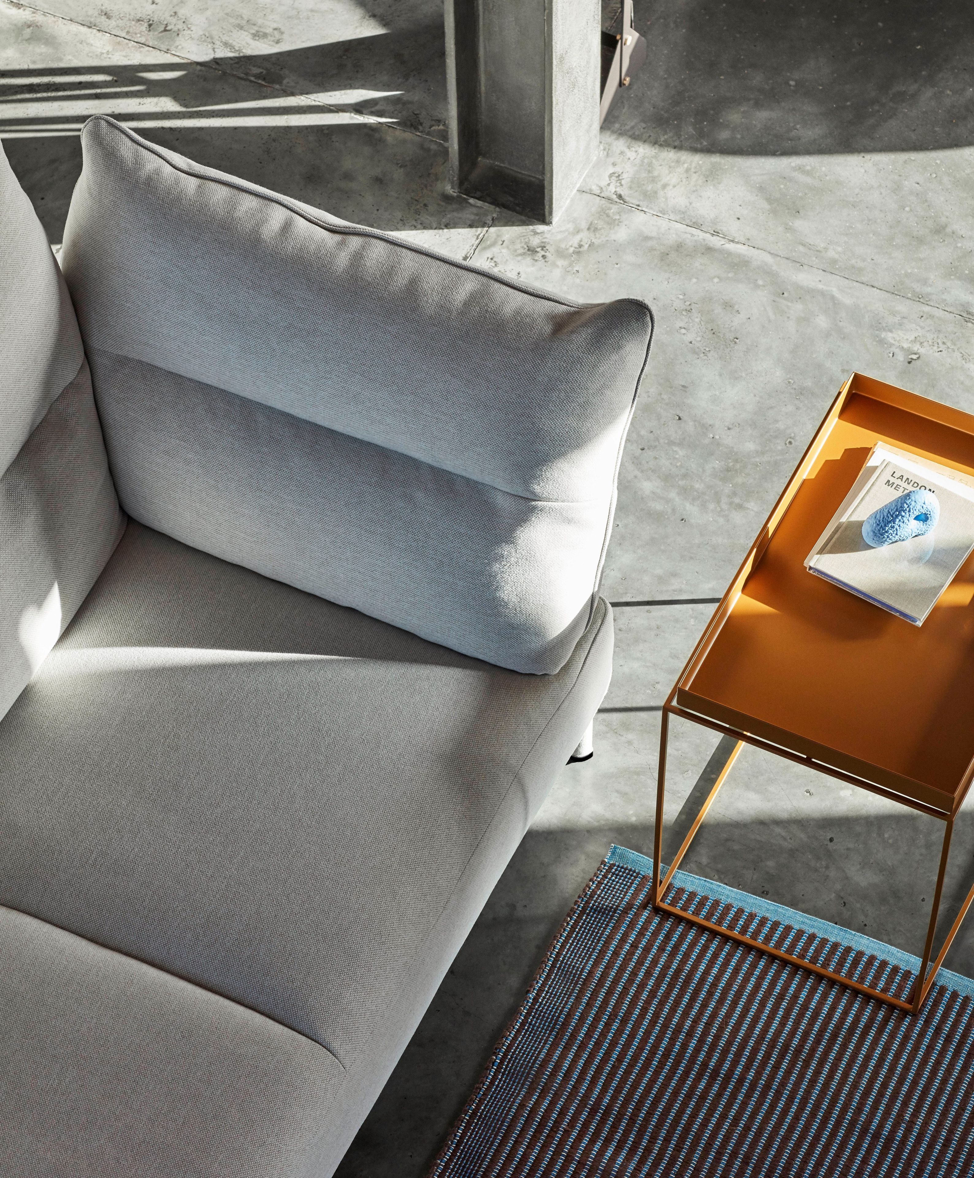 Квадратный стальной журнальный столик с подносом In Stock Hay ARCH-00010007 - Вид №2