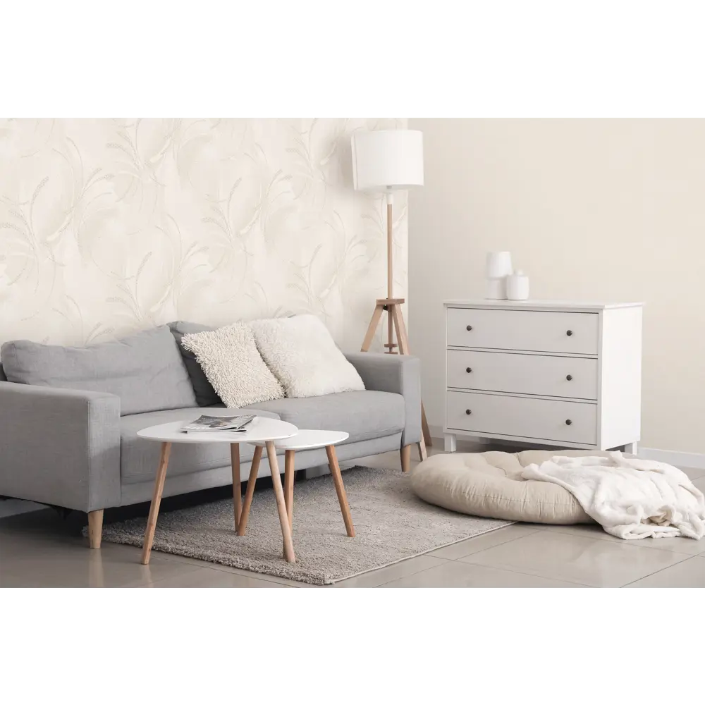 Обои флизелиновые Ateliero Extra белые 1.06 м At585180 89445902 STLM-2133301 - Вид №4