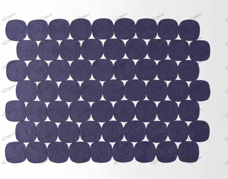 Paola Lenti Прямоугольный коврик из веревки с геометрическими мотивами High tech sun-id-1459986