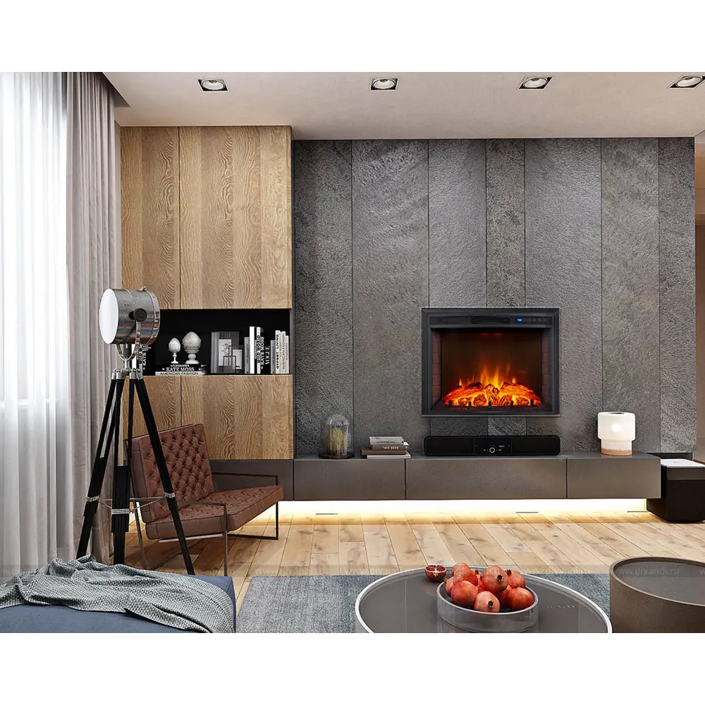 Электроочаг REALFLAME CH-720 с LED-подсветкой и пультом ДУ 82014151 STLM-0017623 - Вид №11