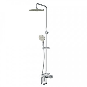 F0780964 душ.системанабор:см-ль д/ванны/душаверхний душ d250 мм ручной душ 120 мм 3 функции AM.PM Like