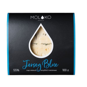 Сыр Джерси Блю Moloko Group коровий мягкий БЗМЖ