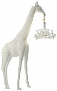 Qeeboo Торшер из стекловолокна Giraffe in love