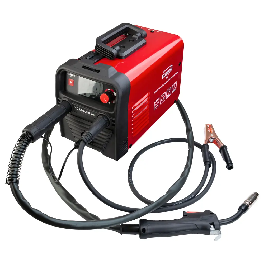 Сварочный аппарат инверторный Elitech ДМ ИС120, 120А, до 3 мм STLM-2116573 - Вид №2