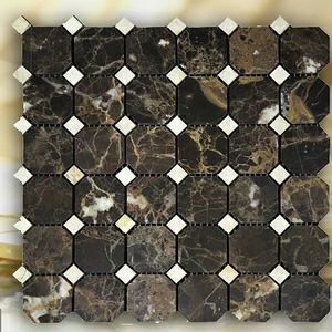 МОЗАИКА ИЗ НАТУРАЛЬНОГО КАМНЯ  M022+M030-BP NATURAL OCTAGON