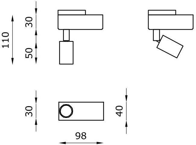 Buzzi & Buzzi Круглый алюминиевый точечный светильник Iron sun-id-1439006 - Вид №1