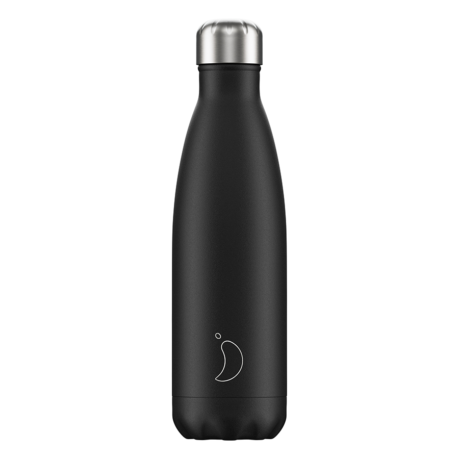 B500MOBLK Термос monochrome, 500 мл, черный Chilly's Bottles 