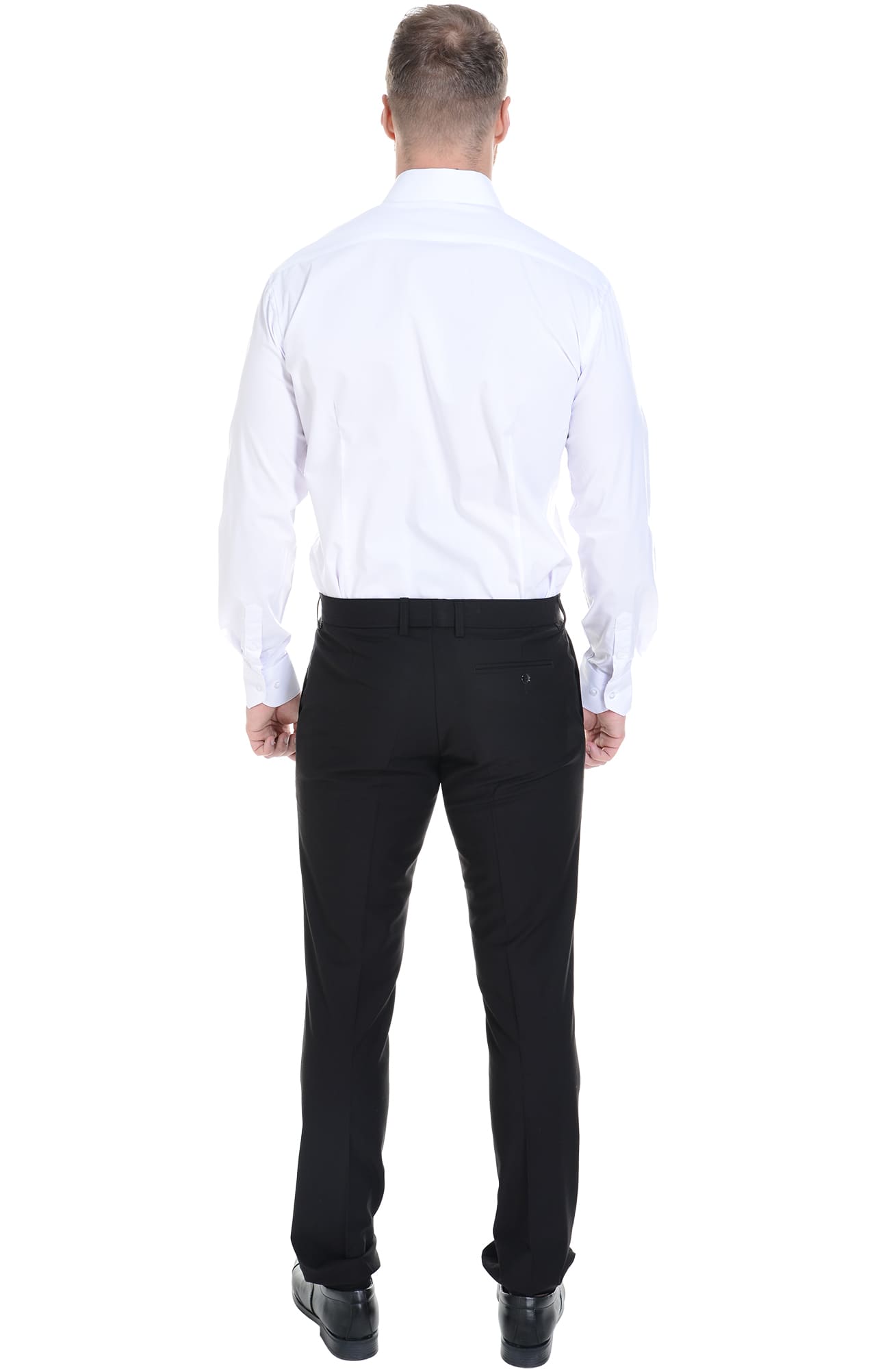 62466 Рубашка мужская  white El-Risto  Корпоративная одежда  размер 42/170-176  - Вид №8