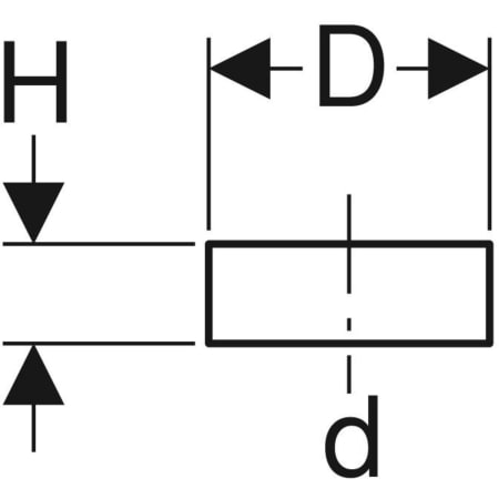 368.802.92.1 Заглушка Geberit PE для гладкого конца трубы Geberit  - Вид №2
