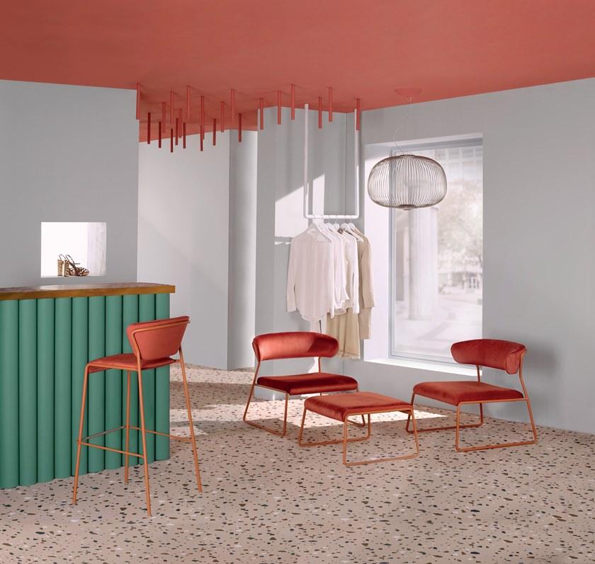 SCAB DESIGN Прямоугольный пуф из ткани с обивкой Lisa sun-id-1432810 - Вид №9