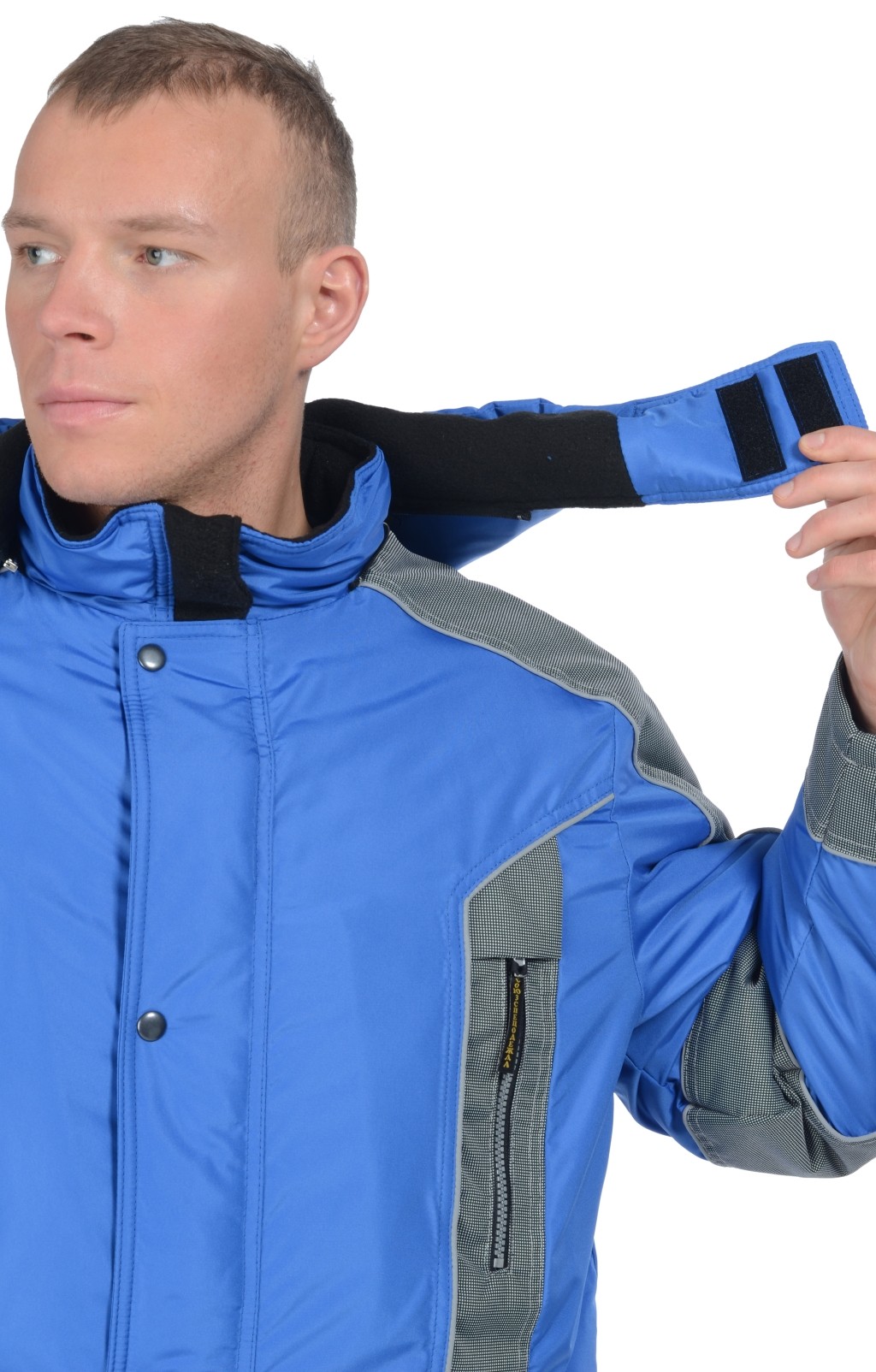 63093 Куртка "Ультра" зимняя василек  Зимняя спецодежда  размер 44-46/158-164  - Вид №12