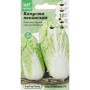 Семена овощей Агросидстрейд капуста пекинская Атлеттико 10 шт. 86263438 STLM-2128677