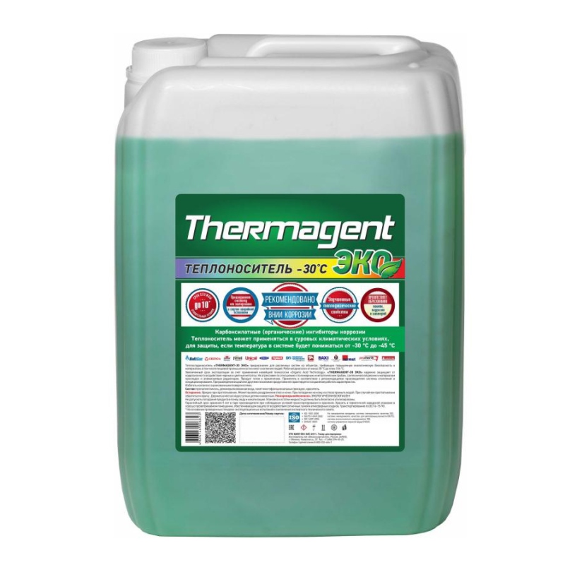 Теплоноситель THERMAGENT-30 ЭКО Пропиленгликоль 45кг Обнинскоргсинтез 914574 - Вид №2