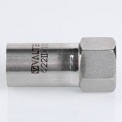 VTi.907.I.002205 Фитинг из нержавеющей стали – вставка с внутренней резьбой Valtec 22 мм х 3/4"  - Вид №8