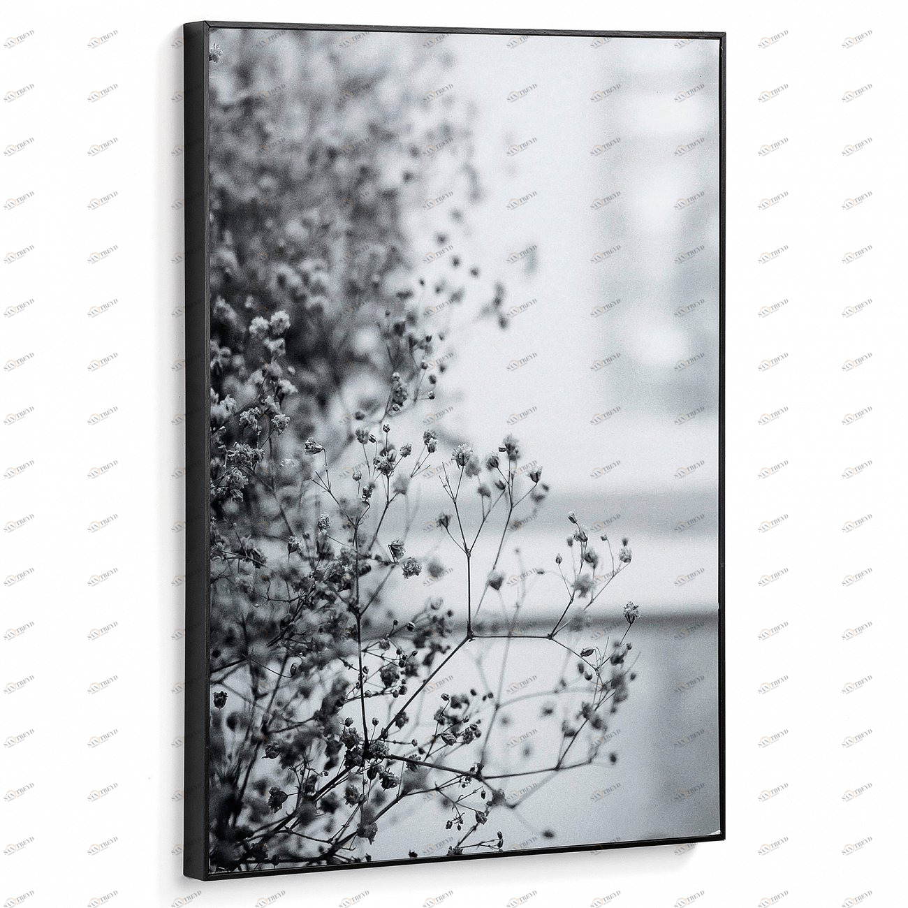 Картина в раме черно-белая 70х50 см "Каланта. Дерево" от La Forma LA FORMA  343066 Серый;черный 