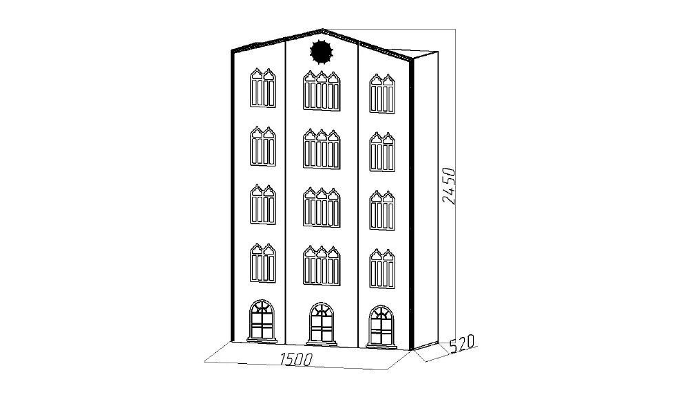 Шкаф детский трехстворчатый "Венеция-2-XL" МАНДАРИН ВЕНЕЦИЯ 178680 Зеленый Santreyd - Вид №4