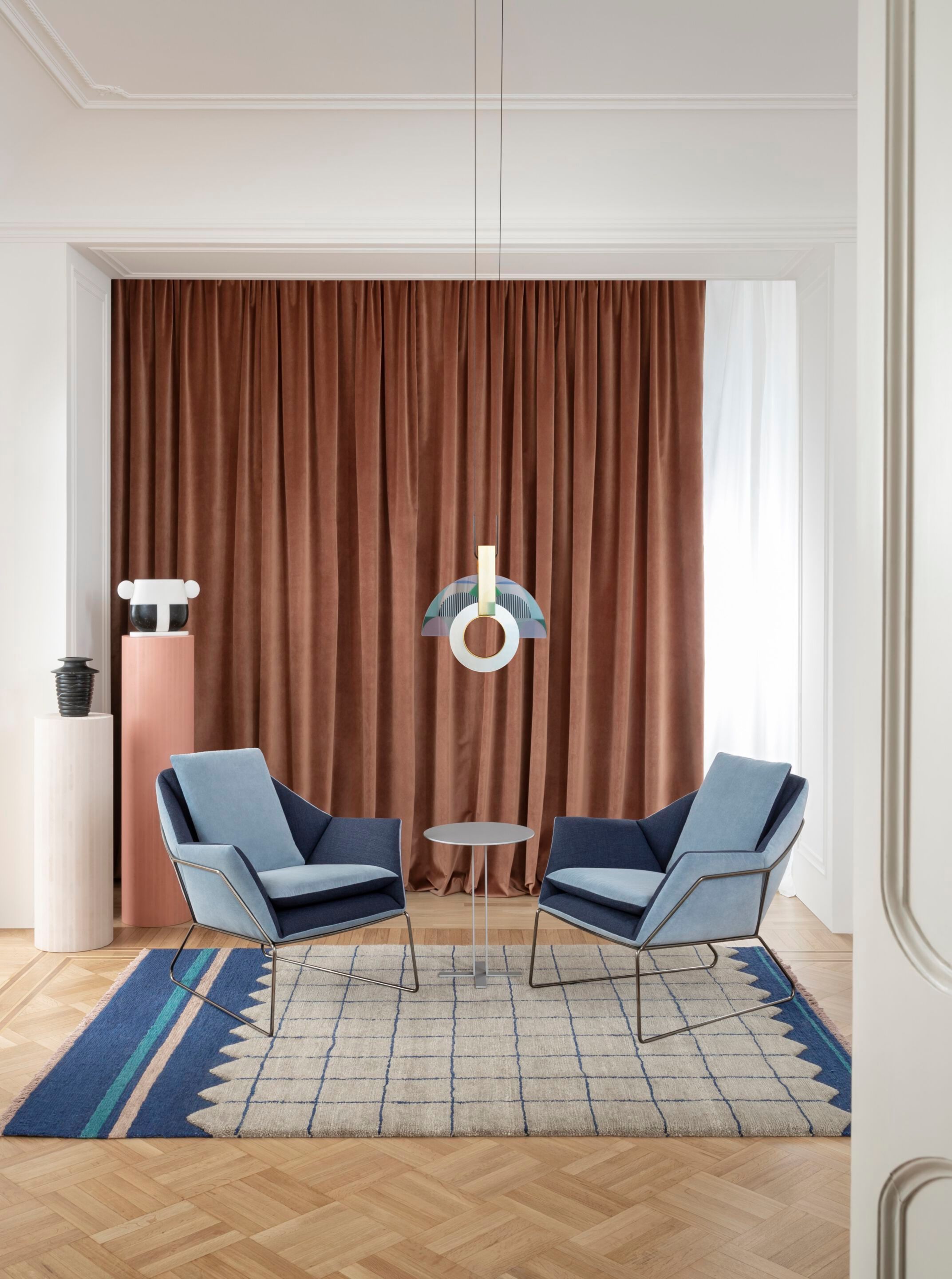 Тканевое кресло с подлокотниками Saba Italia Нью-Йорк ARCH-00070823 - Вид №2