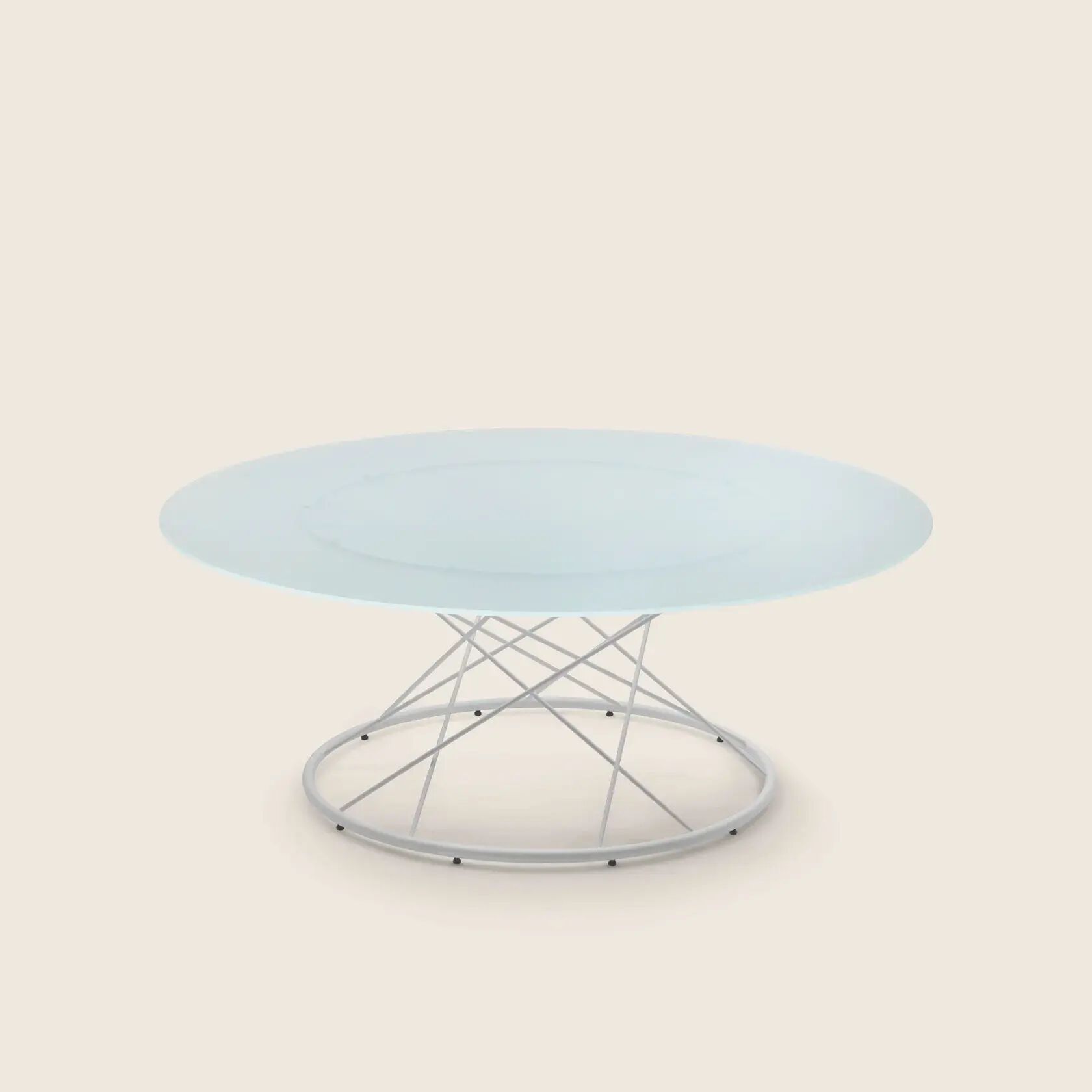 Круглый стальной садовый стол с порошковым покрытием Flexform Torcello Outdoor ARCH-00065802 - Вид №2