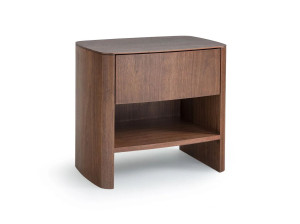 Деревянная прямоугольная тумбочка