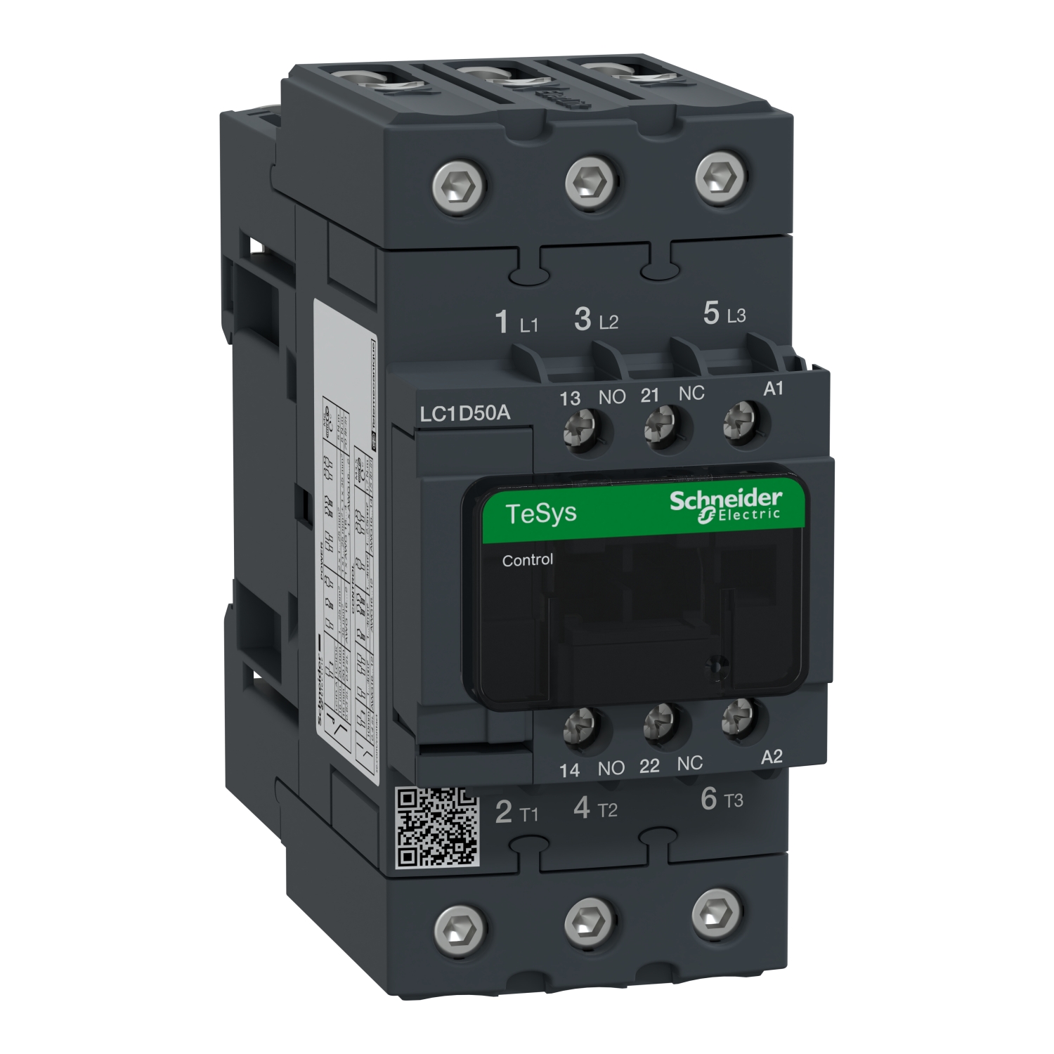 LC1D50AB7 Контактор LC1D EVERLINK 3P 80А 440/24В AC 22кВт Schneider Electric TeSys 