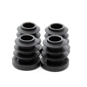 Заглушка на мебельную ножку KONSENSA 14 мм круглые пластик цвет черный 4 шт.