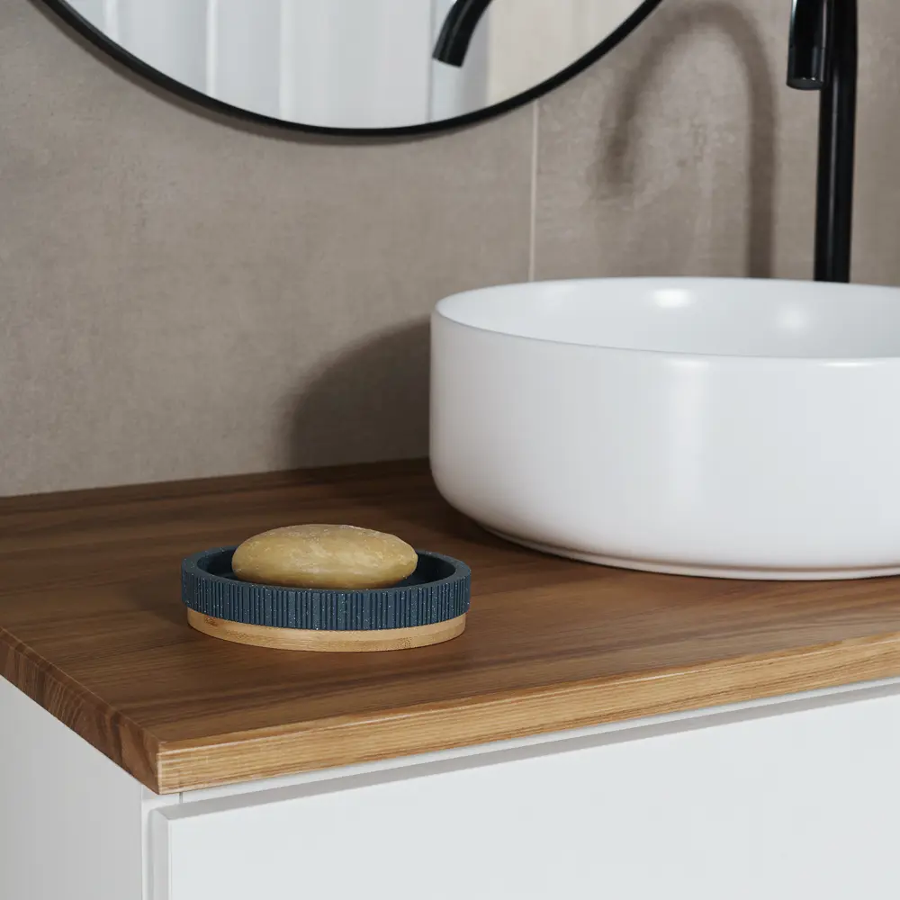 Мыльница Verran Sirius в синем цвете — стильный аксессуар для современной ванной 89384122 STLM-1563434 - Вид №6