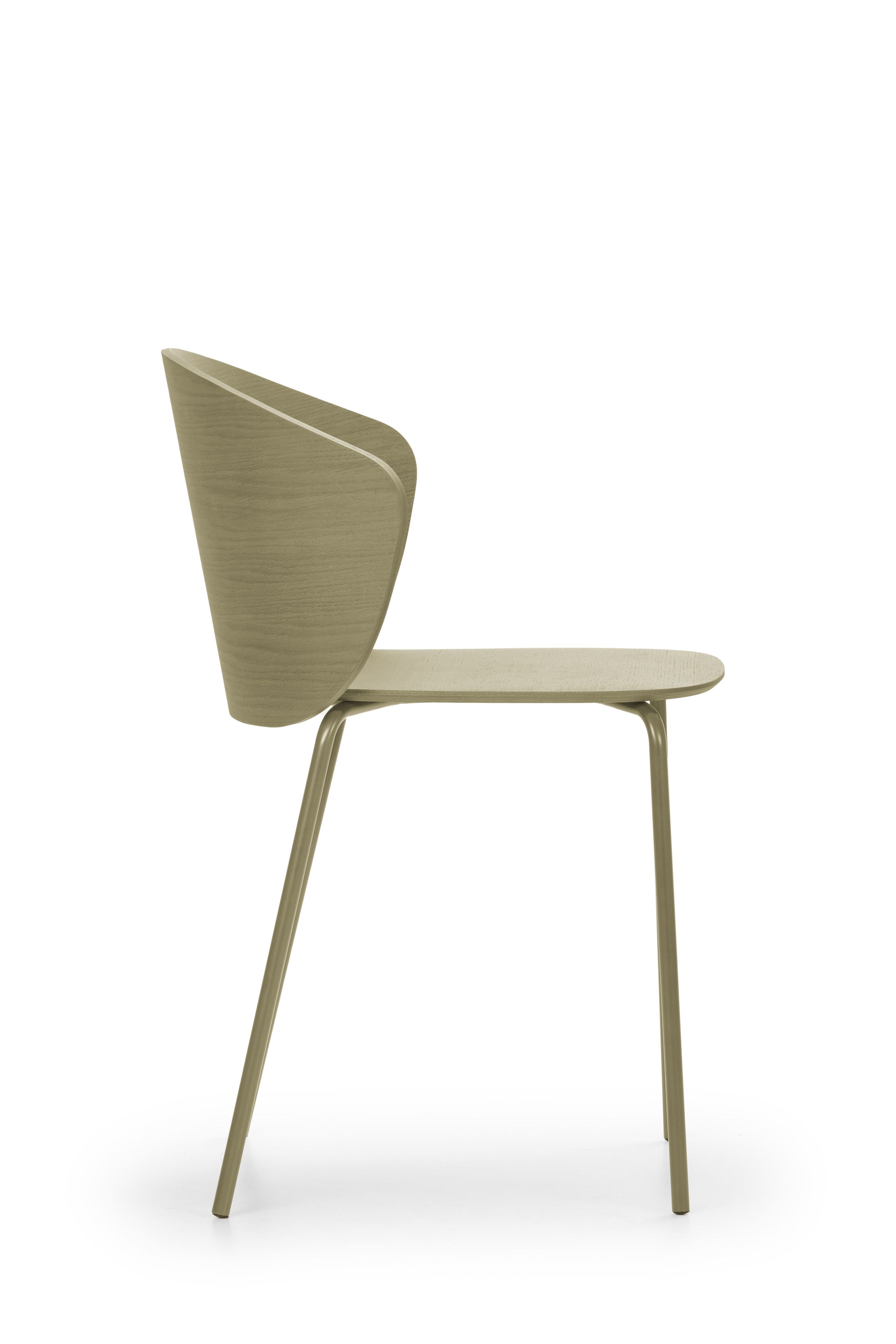 Штабелируемый стул из стали и дерева True Design Not Wood ARCH-00038208 - Вид №2