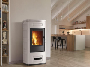 Дровяная печь из фаянса класса а+