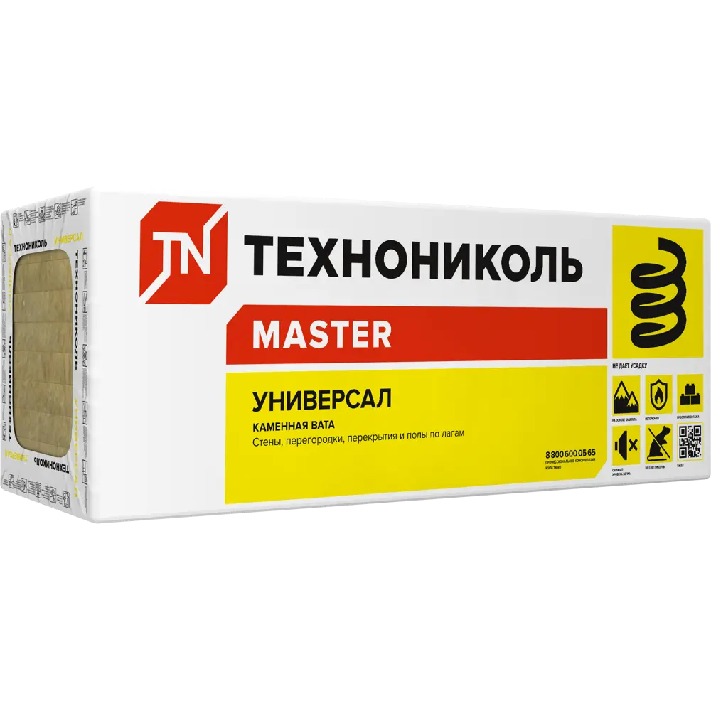 ТЕХНОНИКОЛЬ Универсал — минераловатный утеплитель для каркасных конструкций 89364487 STLM-1018443