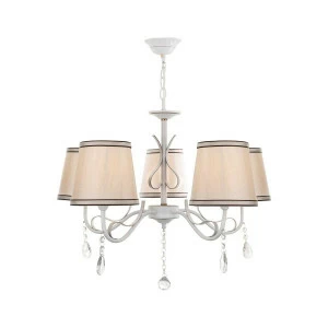 Подвесная люстра IDLamp Milana 271/5-Whitepatina IDLAMP MILANA WHITEPATINA 186033 Белый