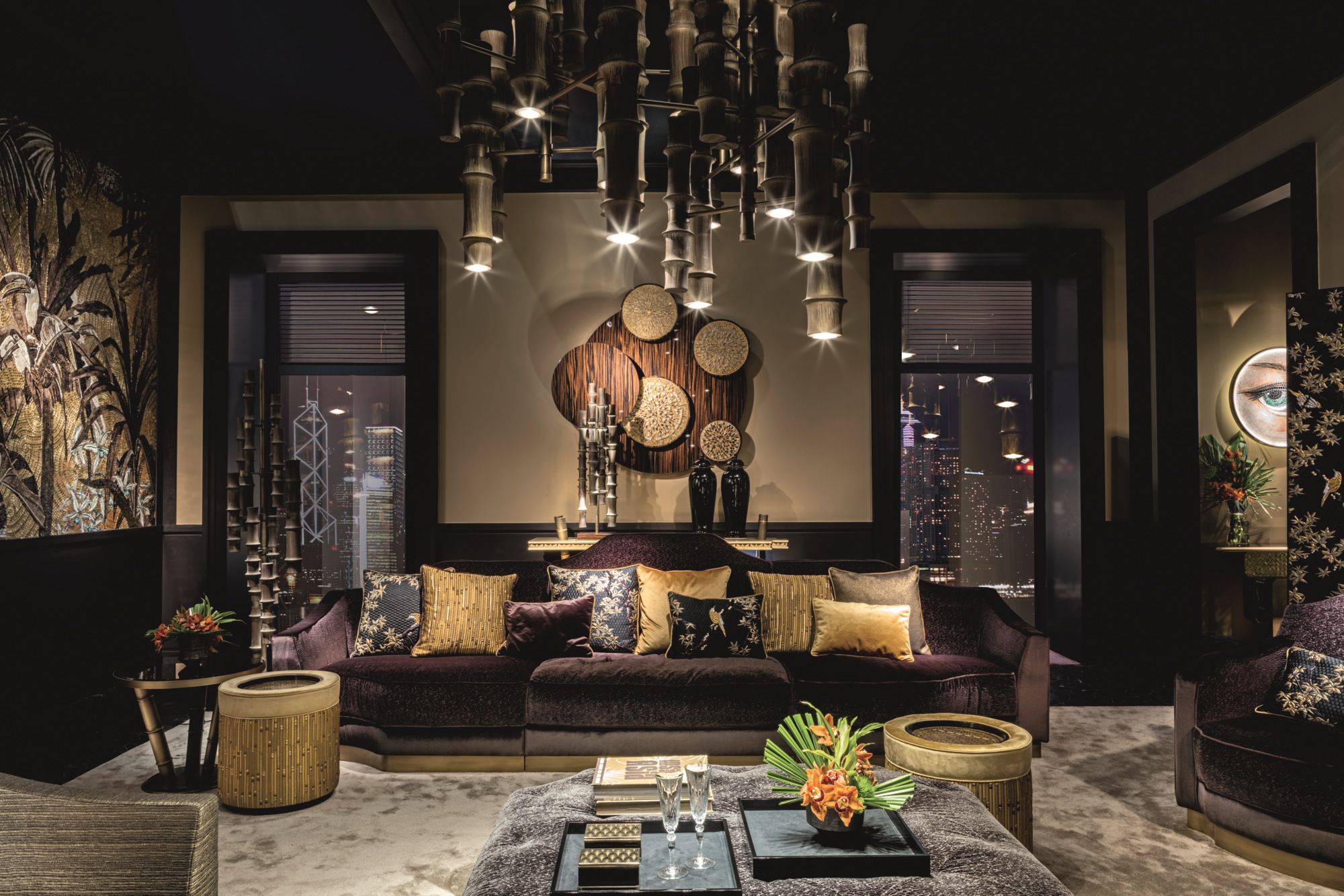 Круглый журнальный столик из массива дерева Sicis Sultan ARCH-00145807 - Вид №1