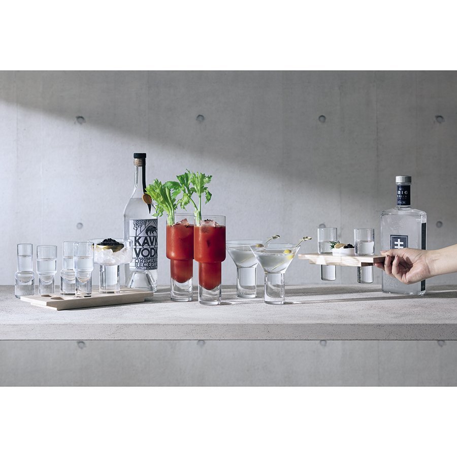 Набор из 2 стопок vodka 50 мл LSA INTERNATIONAL ДИЗАЙНЕРСКИЕ 00-3894747 Прозрачный  - Вид №1