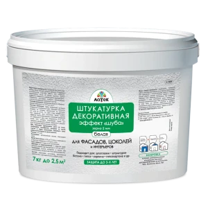 Штукатурка декоративная Латек «Шуба» 2, 7 кг