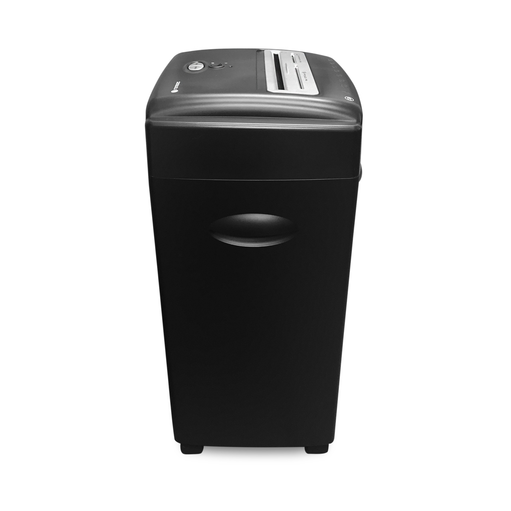 УМ42-4 Уничтожитель документов , din p-4 (4 ур-нь секр.), фрагмент 3,9х30мм, 18-21 лист (70г/м2), cd/пл.карты/скрепки/скобы, 42 литра Гелеос Santreyd  - Вид №2