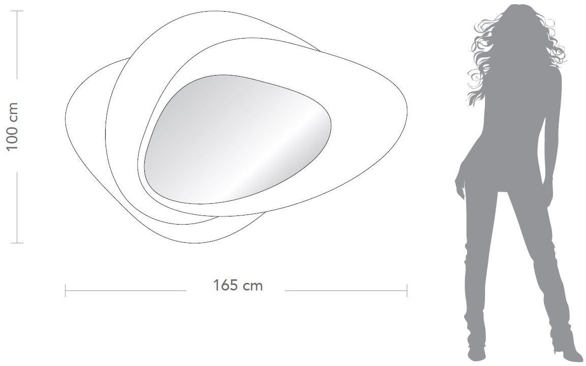 Unica by Tecnotelai Деревянное зеркало с настенной рамой Harem sun-id-1406658 - Вид №1
