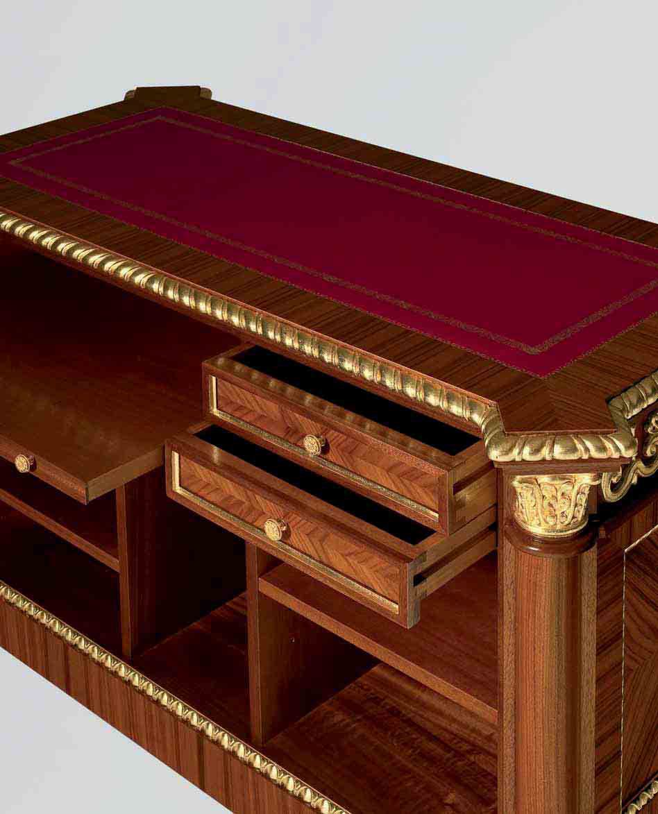 Исполнительный стол из розового дерева с ящиками OAK Галерея ARCH-00096979 - Вид №1