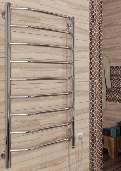 Полотенцесушитель электрический Терминус ВИКТОРИЯ 500х900 П9 Дмт111 TERMINUS 2110101 - Вид №1