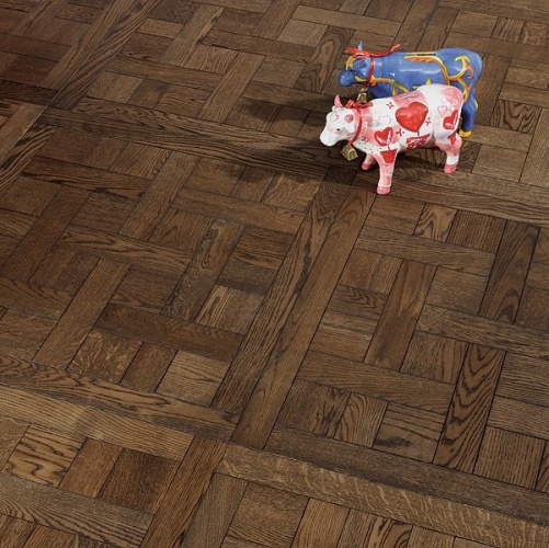 Модульный паркет Coswick Шеверни Старая Венеция Дуб Селект (Гладкая) 635х635 мм 11171721 - Вид №1