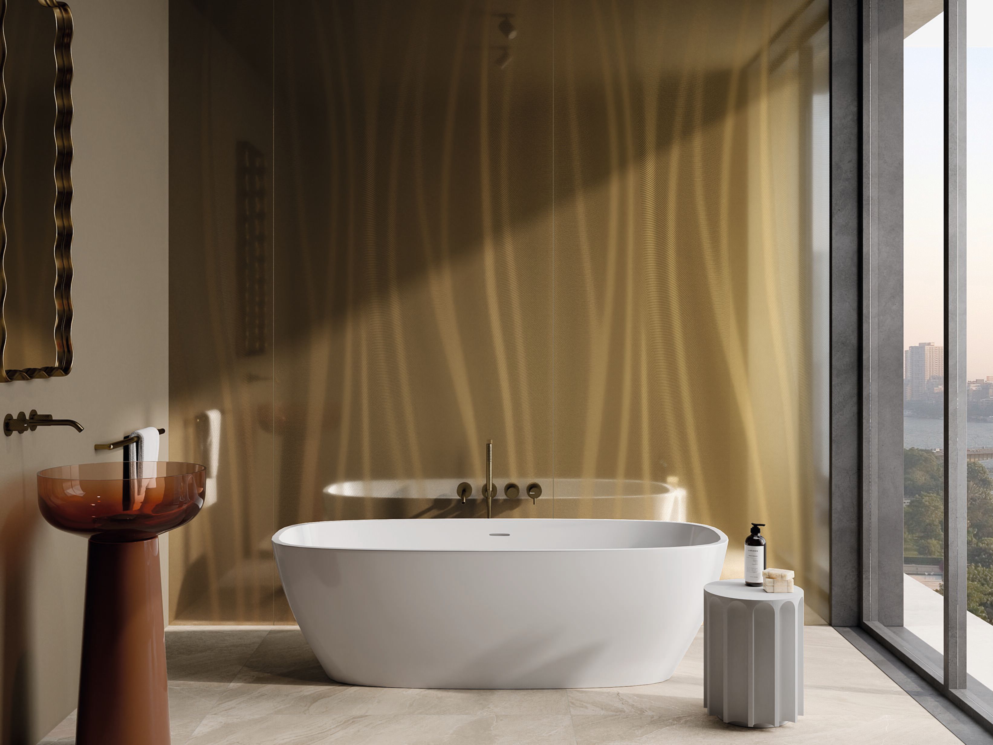 Напольное / керамогранит с металлическим эффектом CERAMICA FONDOVALLE Reflex ARCH-00003157