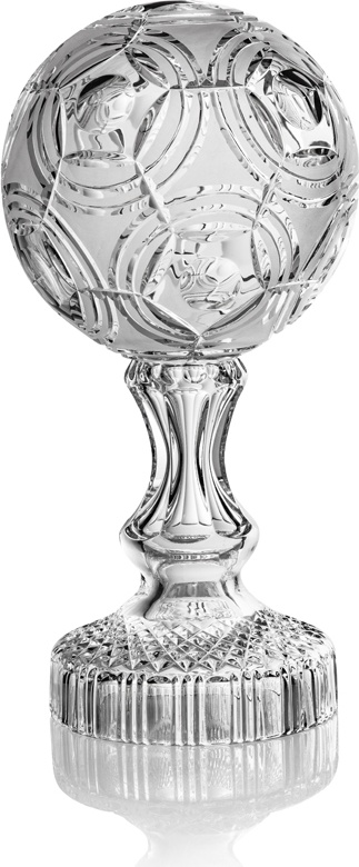 10625944 Шувалов Сувенир "Кубок мяч" D150 H320 Стекло 