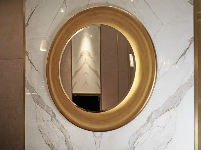 Turri Круглое деревянное зеркало в раме Melting light sun-id-1455765 - Вид №2